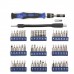 UnaMela 54 Bit Driver Kit with Magnetic Driver Handle , UnaMela 58 in 1 Screwdriver Set, Electronics Repair for Mobile Phone/ Laptops/Xbox/Tablets /PC/ Computer Blue